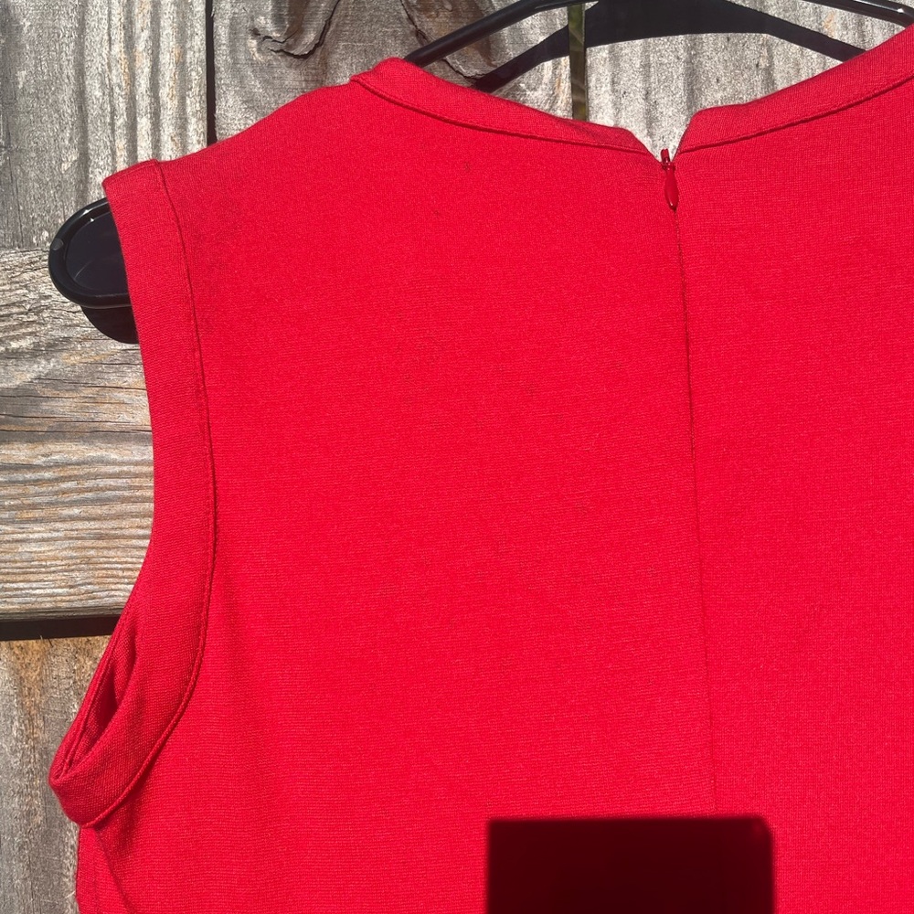 Escada Red Midi Dress - Picture 10 of 16